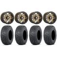 thumbnail image 1 of Sedona Split 6 Bdlk 14" Wheels Br 30" Terra Hook Tires Kawasaki Mule Pro FXT, 1 of 4