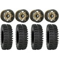thumbnail image 1 of Sedona Split 6 Bdlk 14" Wheels Br +30mm 27" XT400 Tires Sportsman RZR Ranger, 1 of 4
