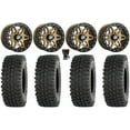 thumbnail image 1 of Sedona Split 6 Bdlk 14" Wheels Br +30mm 28" BDC Tires Kawasaki Mule Pro FXT, 1 of 4