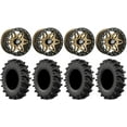 thumbnail image 1 of Sedona Split 6 Bdlk 14" Wheels Br +30mm 28" MotoSlayer Tires Polaris RZR XP 1000 / PRO XP / Ranger XP 900/1000, 1 of 4