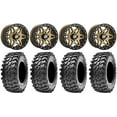 thumbnail image 1 of Sedona Split 6 Bdlk 15" Br Wheels 30" Rampage Tires Sportsman RZR Ranger, 1 of 4