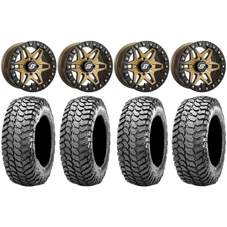 Sedona Split 6 Bdlk 15" Br Wheels 32" Liberty Tires Sportsman RZR Ranger