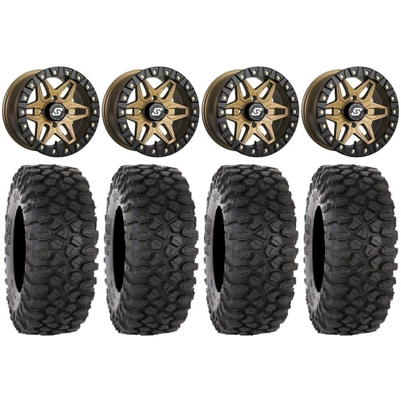 Sedona Split 6 Bdlk 15" Br Wheels 32" XC450 Tires Sportsman RZR Ranger