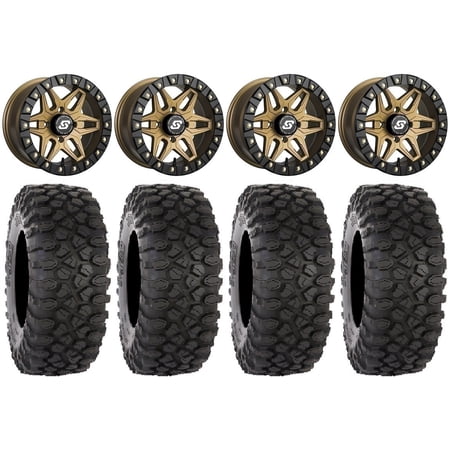 Sedona Split 6 Bdlk 15" Br Wheels 35" XC450 Tires Sportsman RZR Ranger