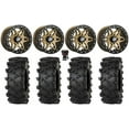 thumbnail image 1 of Sedona Split 6 Bdlk 15" Wheels Br 32" Outlaw M/T Tires Kawasaki Mule Pro FXT, 1 of 4