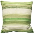thumbnail image 1 of Sedona Stripes Green Throw Pillow 20x20 Inch Cotton with Polyfill Insert, 1 of 3