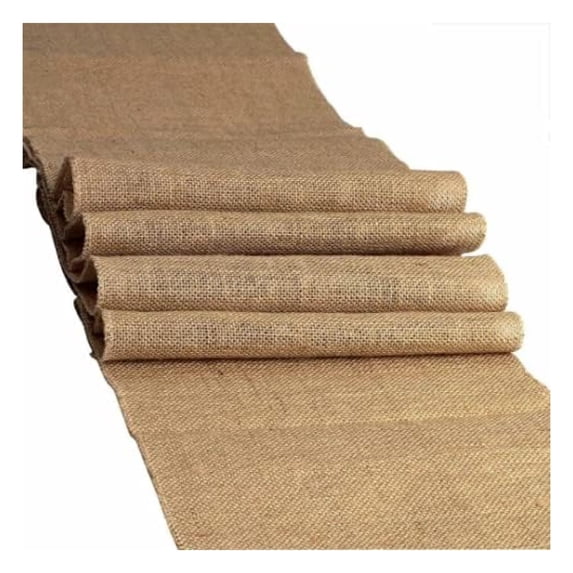 SedonaDesignz 100% Natural Chic Rustic Burlap Jute Runners - 12" x 120"