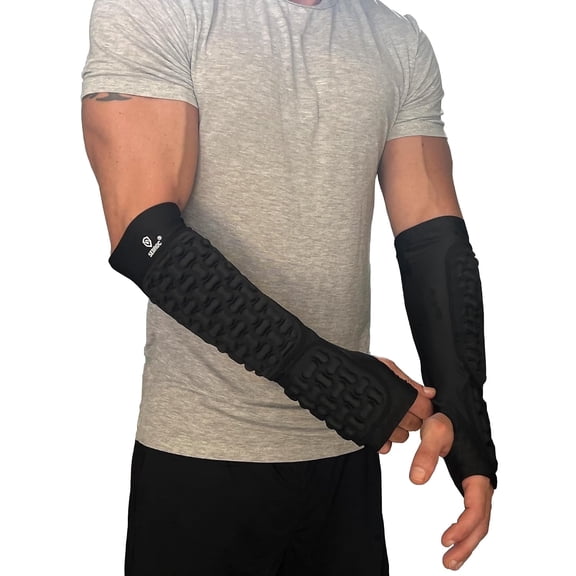 Sedroc Padded Hand and Arm Guards, Protective Forearm Support Sleeves for Thin Skin and Bruising Prevention (Medium)