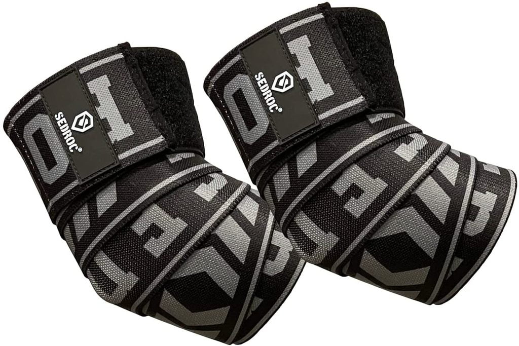 Sedroc Sports Weight Lifting Elbow Wraps Powerlifting
