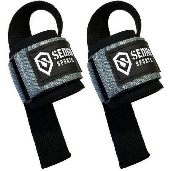 Sedroc Weight Lifting Bar Straps Powerlifting Wrist Support for Gym Training - Pair