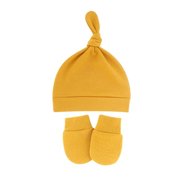 Seductiva Baseball Caps Hats Autumn Winter Soft & Warm Knotted Cap for Boys and Girls - Organic Baby Hats 0-6 Month Old Mittens Toddler Gloves