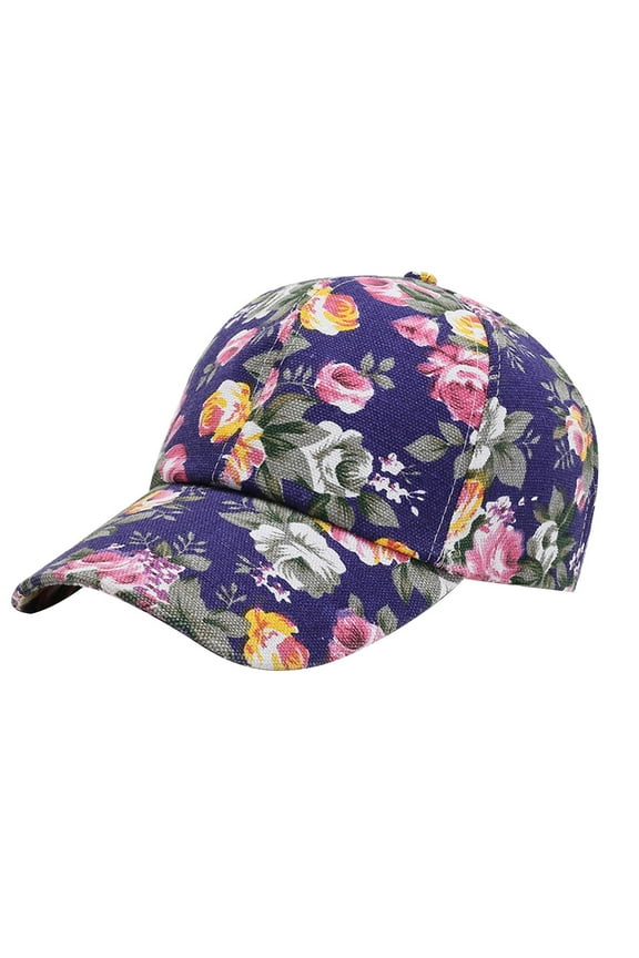 Seductiva Baseball Caps Peony Color Baseball Cap Casual Trend Duck Cap Outdoor Sun Hat