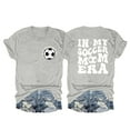thumbnail image 1 of Seductiva Basic T Shirts Women's Fashionable Casual Letter Print Round Neck Top Short Sleeve T Shirt Comfy Casual Vacation Workout Clothes Loose Fit Tees Blouses, 1 of 2