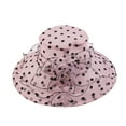 thumbnail image 1 of Seductiva Bucket Hats Dress Hat for Women Black Fascinators Bridal Tea Party Wedding Hat Wide Brim, 1 of 5