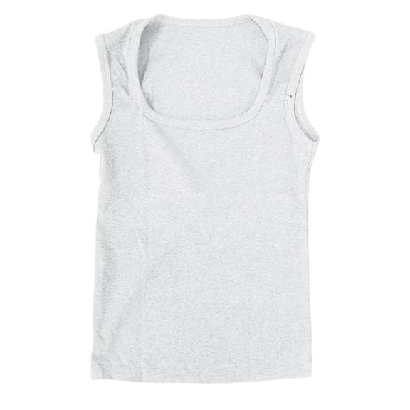 Seductiva Camisole Tank Tops for Women Women's Crop Top Pleated Square Neck Stretch Basic Vest Tank Summer Sleeveless Tops Tunic Tops 2025 Dressy