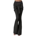 thumbnail image 1 of Seductiva Casual Pants for Women Slim Fit Skirt Pants with High Waist and Effect Two Pieces of Slim Fit Lifting Casual Leggings Pleated Pants Soft Leggings for Women 1PC, 1 of 5