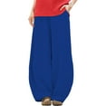 thumbnail image 1 of Seductiva Casual Pants for Women Women's Casual Cotton Linen Baggy Pants with Elastic Waist Relax Fit Trouser Soft Leggings for Women 1PC, 1 of 5