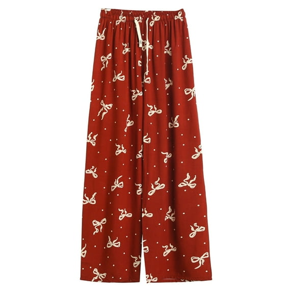 Seductiva Casual Pants for Women Women's Loose Fit Printed Pants â Summer Casual Wide Leg Trousers Soft Leggings for Women 1PC