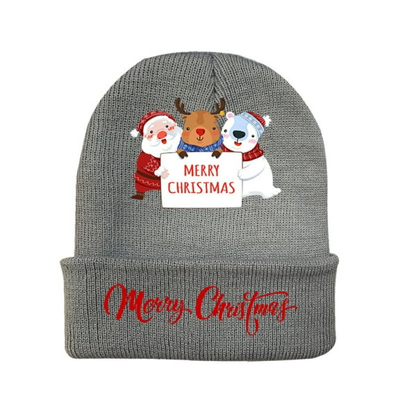 Seductiva Christmas Beanie Hats Snowflake Pattern Hats Warm Stretch Winter Knit Hat for Men Women Adult Christmas Gifts One Size