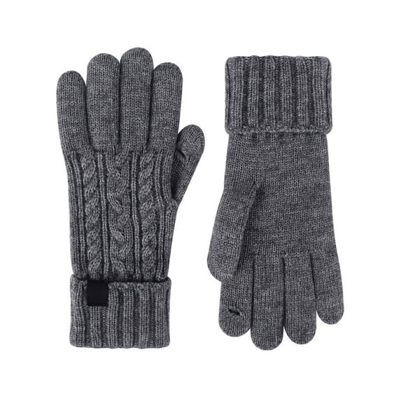 Seductiva Christmas Gloves For Cold Weather Winter Gloves Gloves For Women Cold Weather Winter Gloves Women Warm Knit Gloves Dark Gray
