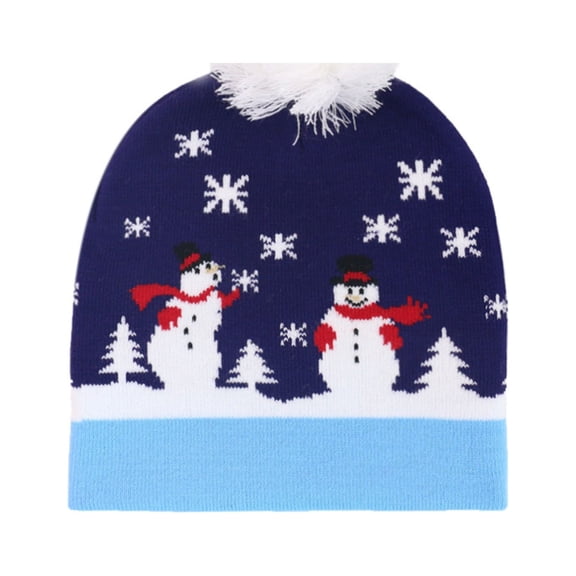 Seductiva Christmas Hat Adult Christmas Berets Christmas Woolen Hat Female Fashion Trend Casual Woolen Hat M