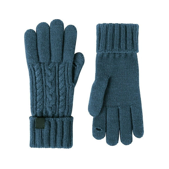 Seductiva Christmas Gloves Winter Gloves Gloves For Women Cold Weather Winter Gloves Women Warm Knit Gloves Blue