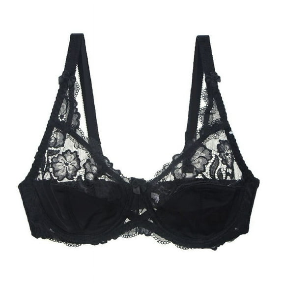 Seductiva Bras for Women Ultra-thin Underwear Bra Adjustable Bra Ladies Transparent and Breathable Full-Coverage T-Shirt Bra for Everyday Wear