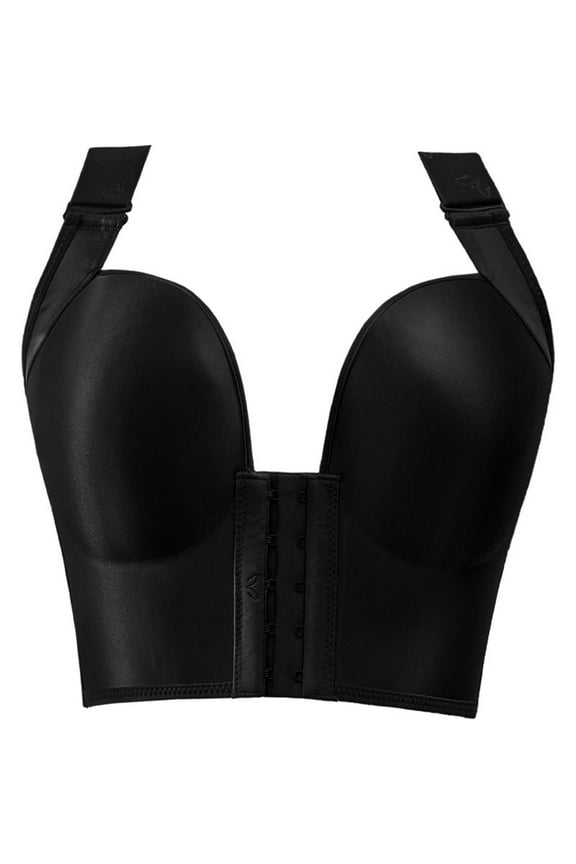 Seductiva Clothing Bras for Women Women Front Closure&Wide Straps Longline Cup Full Coverage Push Up Bra Comfort Fit Full-Coverage Bra