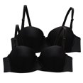 thumbnail image 1 of Seductiva Clothing Bras for Women Women's Smooth Underwire Thin Half Cup Adjustable Bra Underwear, 1 of 2