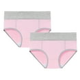 thumbnail image 1 of Seductiva Clothing Comfortable Women's Underwear Women's Cotton Underwear High Waist Briefs Soft Underpants Ladies Full Coverage 2 Pack, 1 of 2