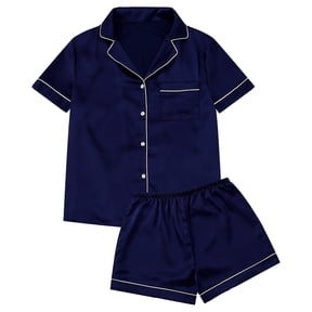Seductiva Cotton Pajamas for Women Satin Silk Loungewear Sets Sleepwear Womens Set Button Down Pajamas Two Piece Women Suits Sets Two Piece Soft Sleepwear