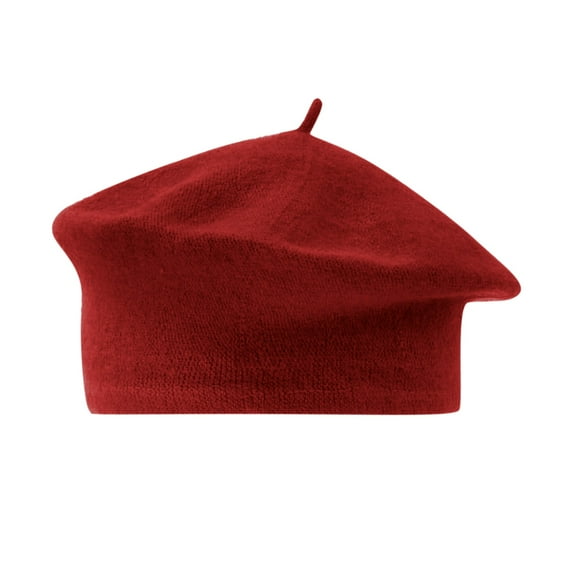 Seductiva French Style Beret Hat for Women Ladies Solid Color Imitation Beret Bud Hat Painter Hat Travel Cap Hat 1PC