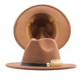 thumbnail image 1 of Seductiva Items Men Women Cowboy Hat Womens Classic Wide Floppy Panama Hat Belt Buckle Fedora Hat Outdoor Wide Brim Hat 1PC, 1 of 2