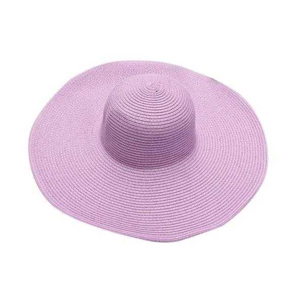 Seductiva Sun Hats Summer Hats for Women Wide Bongrace Women Straw Beach Hat Little Girl Sun Cap Foldable Ladies Hats