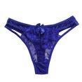 thumbnail image 1 of Seductiva Panties for Women Women Underwear Thongs Lace Panties G String Thong Stretch Ladie Brief Underwear Low Rise G-String Briefs, 1 of 3