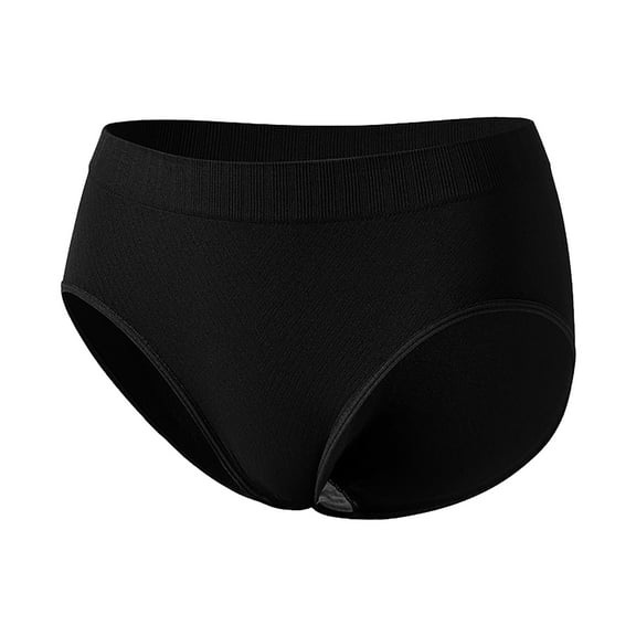 Seductiva Clearance Panties for Women Women's Solid Color Conservative Mid Waist Briefs Thin Seamless Head Ladies Panties