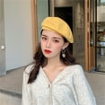 thumbnail image 1 of Seductiva Sales Berets Women French Beret Hat Beret Women's Summer Thin Edition British Retro Korean Japanese Trendy Painter's Bud Hat, 1 of 4