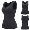 thumbnail image 1 of Seductiva Clearance Scoop Neck Cami Body Shaper for Women Women Shapewear Tank Tops Seamless Compression Vest Body Shaper Tank Top with Chest Pads Butt Lifter Bodysuit, 1 of 9