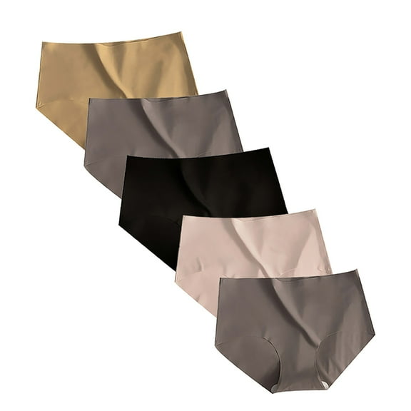 Seductiva Clothing Seamless Women Underwear Underwear for Women Seamless Bikini Regular Absorbency Underwear Workout Breathable Comfortable Panties