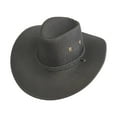 thumbnail image 1 of Seductiva Clothing Unisex Sun Hats Men's Summer Sun Hat Panama Hat Men's Hat Beach Sun Hat Sun Jazz Hat British Top Hat Sun Hat Summer Hat Foldable Wide Brim Beach Fishing Hat 1PC, 1 of 3