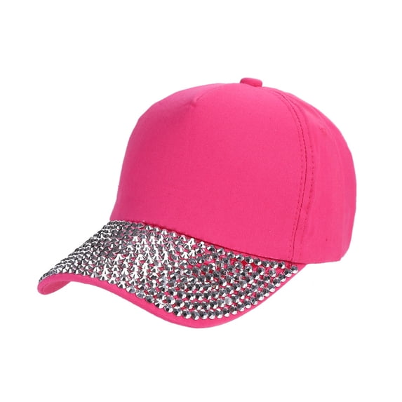 Seductiva Clothing Unisex Baseball Hat Womens Hat Rhinestone Shaped Snapback Cap Baseball Baseball Caps Original Classic Low Profile 1PC