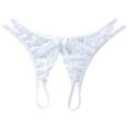 thumbnail image 1 of Seductiva Clearance Women Pantie Women's Underwear Open Files Large Size T Shaped Lace Women's Underwear Floral Lace Underwear Ladies Panties, 1 of 6