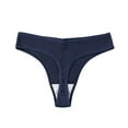 thumbnail image 1 of Seductiva Clothing Women's Cotton Bikini Brief Underwear Cotton Thong Seamless Sports Style Fashion Briefs for Women Underwear Low Rise G-String Briefs, 1 of 6