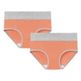 thumbnail image 1 of Seductiva Women's Cotton Brief Underwear Women's Cotton Underwear High Waist Briefs Soft Underpants Ladies Full Coverage 2 Pack High Waisted, 1 of 2