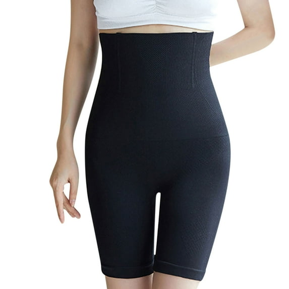 Seductiva Clearance Women's Cotton Underwear Lady High Waist Trainer Tummy Control Thong Seamless Underwear Shaper Shapewear Soft Briefs