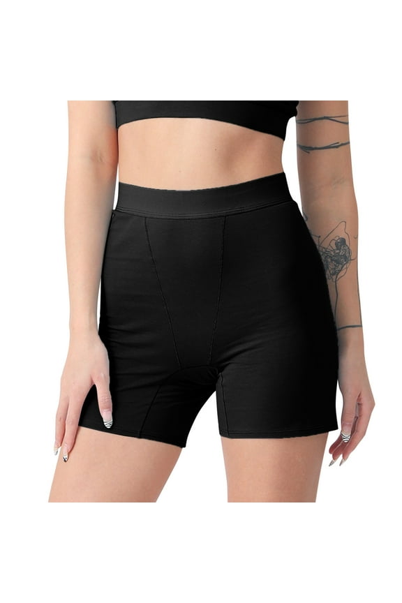 Seductiva Clothing Women's Cotton Underwear Women's High Waisted Shorts for Underwear Anti Chafing Thigh Pants Soft Briefs
