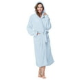 thumbnail image 1 of Seductiva Clearance Women's Lightweight Robe Women Hooded Bathrobe Lightweight Soft Plush Long Flannel Sleepwear Hooded Bathrobe Plush Long Warm Robe with Belt Soft Lightweight, 1 of 6