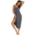 thumbnail image 1 of Seductiva Clothing Women's Nightgown Sleepwear Womens Nightgown Sleeveless Long Nightshirt Full Slip Night Dress Plus Size Sleepshirt Chemise Short Long Sleeves Shirt, 1 of 3