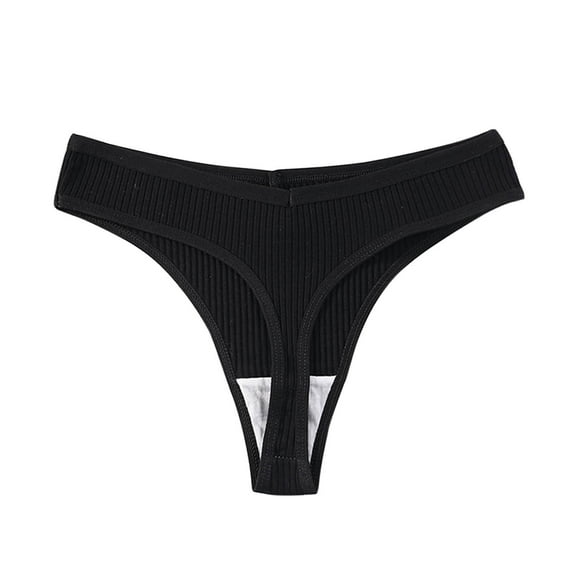 Seductiva Clothing Women's Panties Cotton Thong Seamless Sports Style Fashion Briefs for Women Underwear Low Rise G-String Briefs