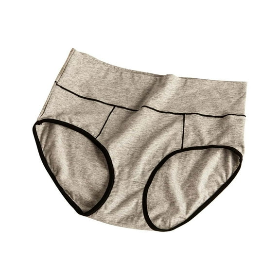 Seductiva Women's Panties Women's Cotton Underwear High Waist Elastic Briefs Soft Underwear Breathable Women's Underwear